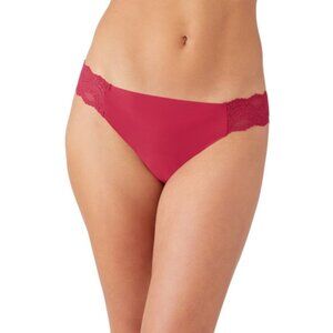 B.tempt'd by Wacoal Women's B.bare Thong, Persian Red, Size L, NWT